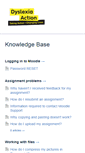 Mobile Screenshot of moodlesupport.dyslexiaaction.org.uk